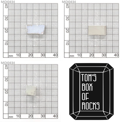 White DEF Color Moissanite - Grade A - Faceting Rough