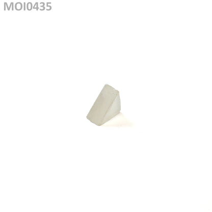 White DEF Color Moissanite - Grade A - Faceting Rough