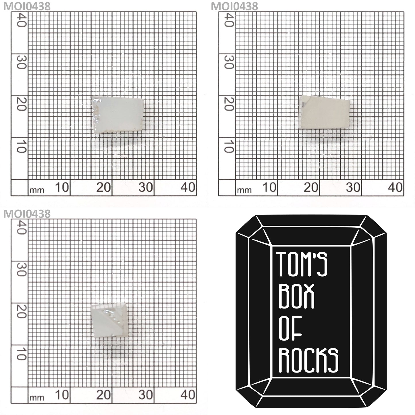 White DEF Color Moissanite - Grade A - Faceting Rough