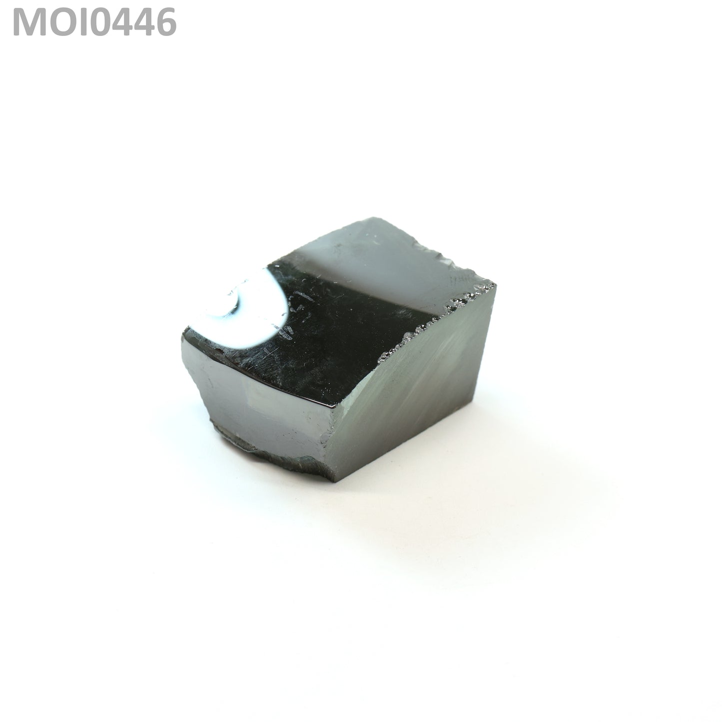 Cyan Moissanite - Grade A - Faceting Rough