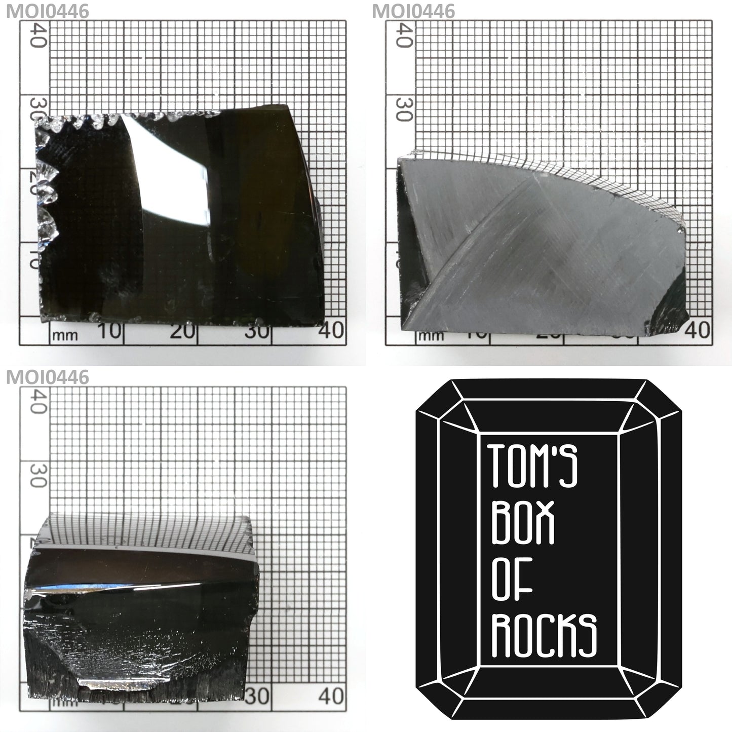 Cyan Moissanite - Grade A - Faceting Rough