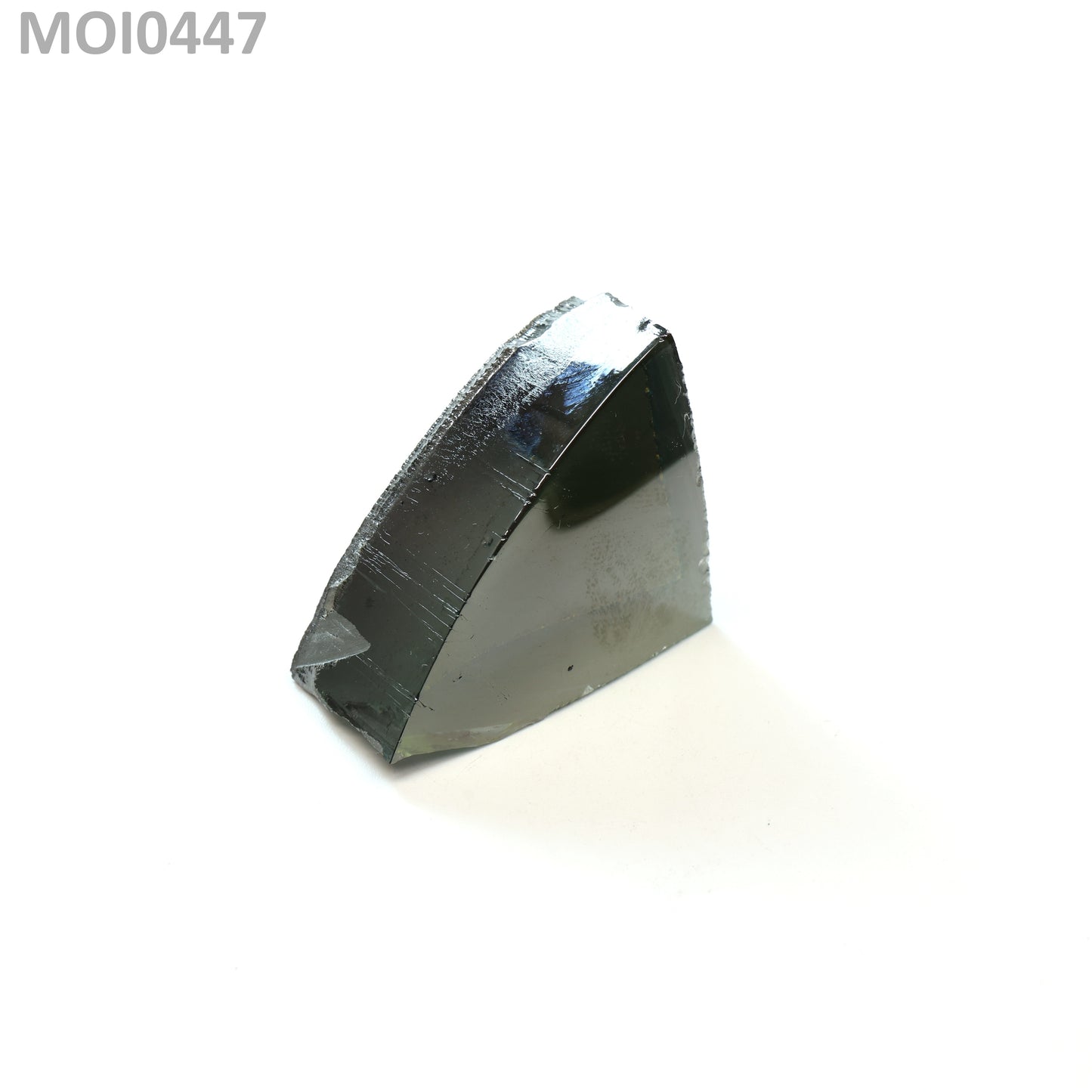 Cyan Moissanite - Grade A - Faceting Rough