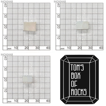 White DEF Color Moissanite - Grade A - Faceting Rough
