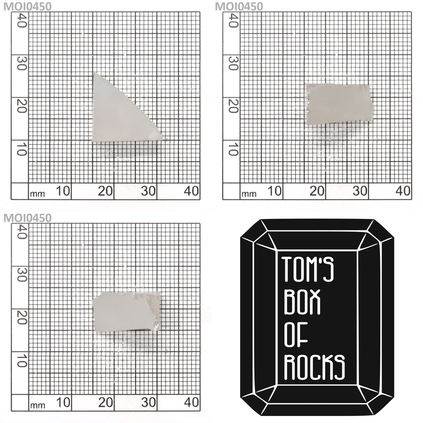 White DEF Color Moissanite - Grade A - Faceting Rough