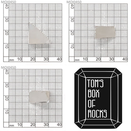 White DEF Color Moissanite - Grade A - Faceting Rough