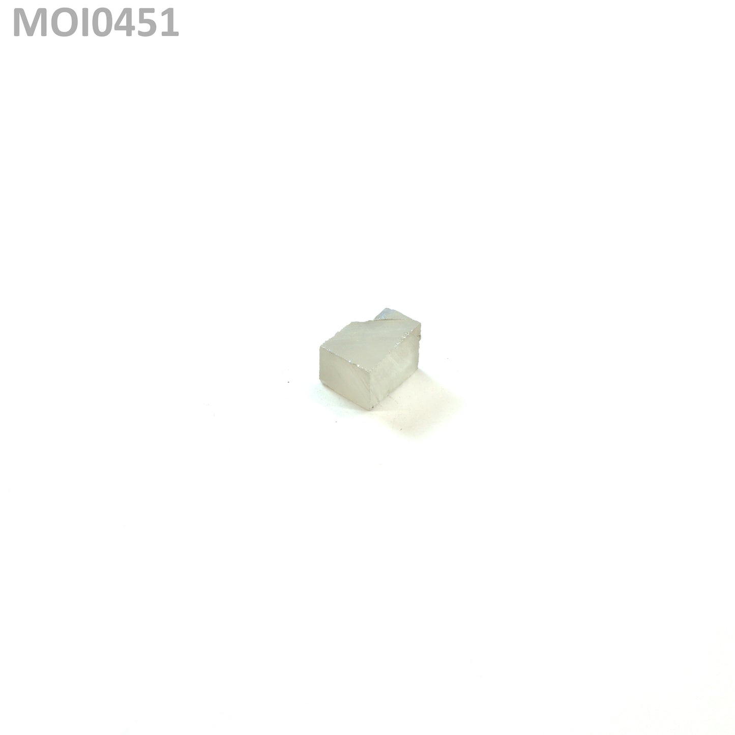White DEF Color Moissanite - Grade A - Faceting Rough