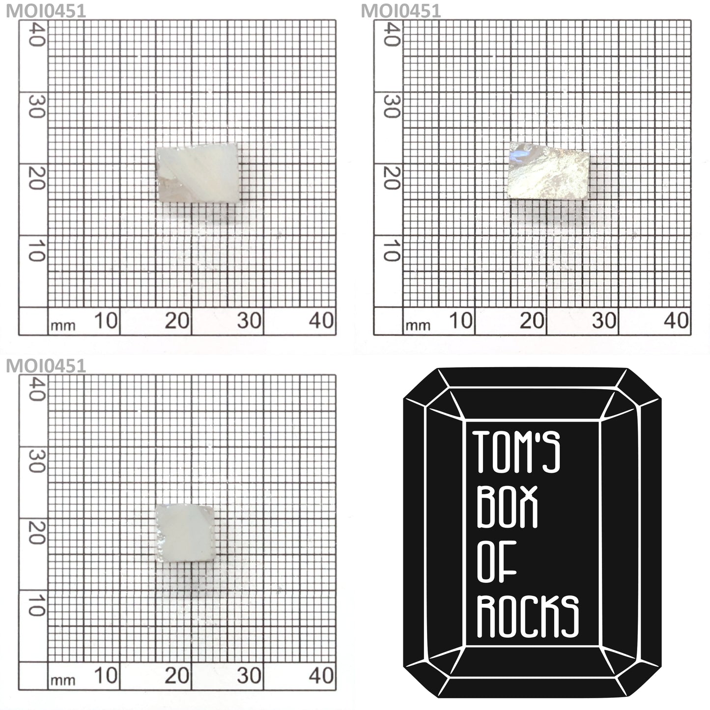 White DEF Color Moissanite - Grade A - Faceting Rough