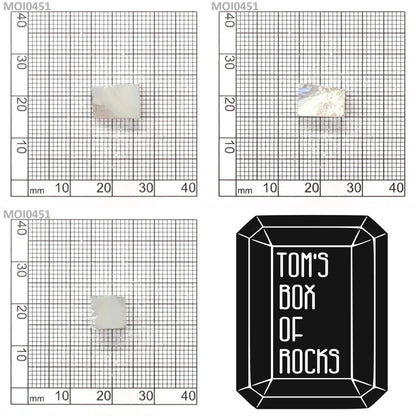 White DEF Color Moissanite - Grade A - Faceting Rough