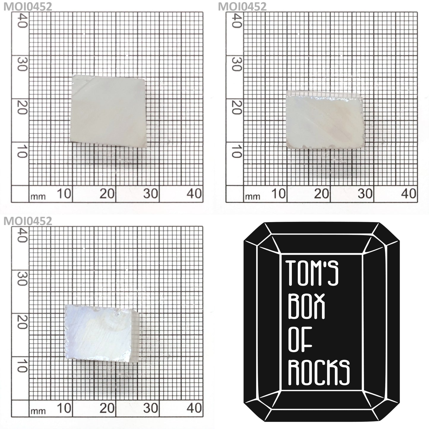 White DEF Color Moissanite - Grade A - Faceting Rough
