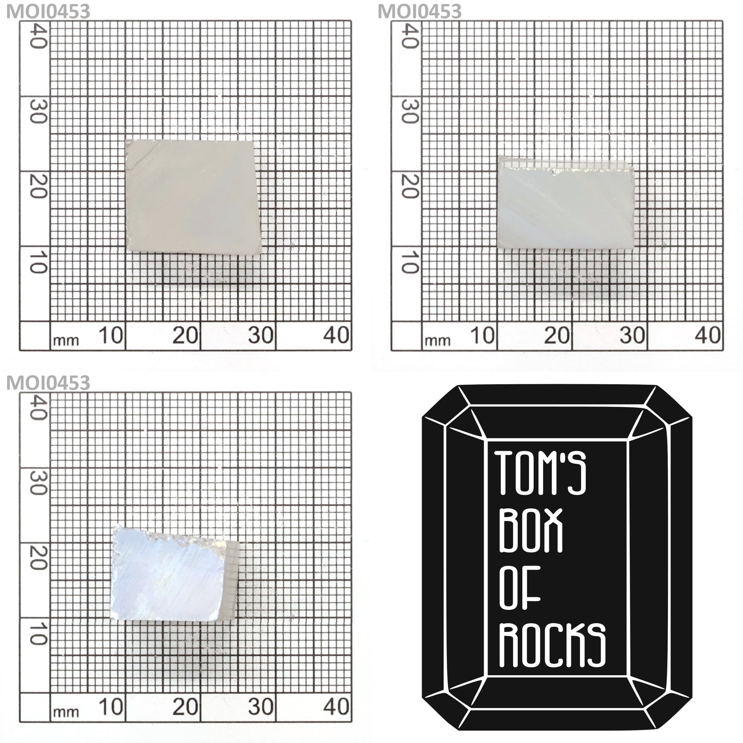 White DEF Color Moissanite - Grade A - Faceting Rough