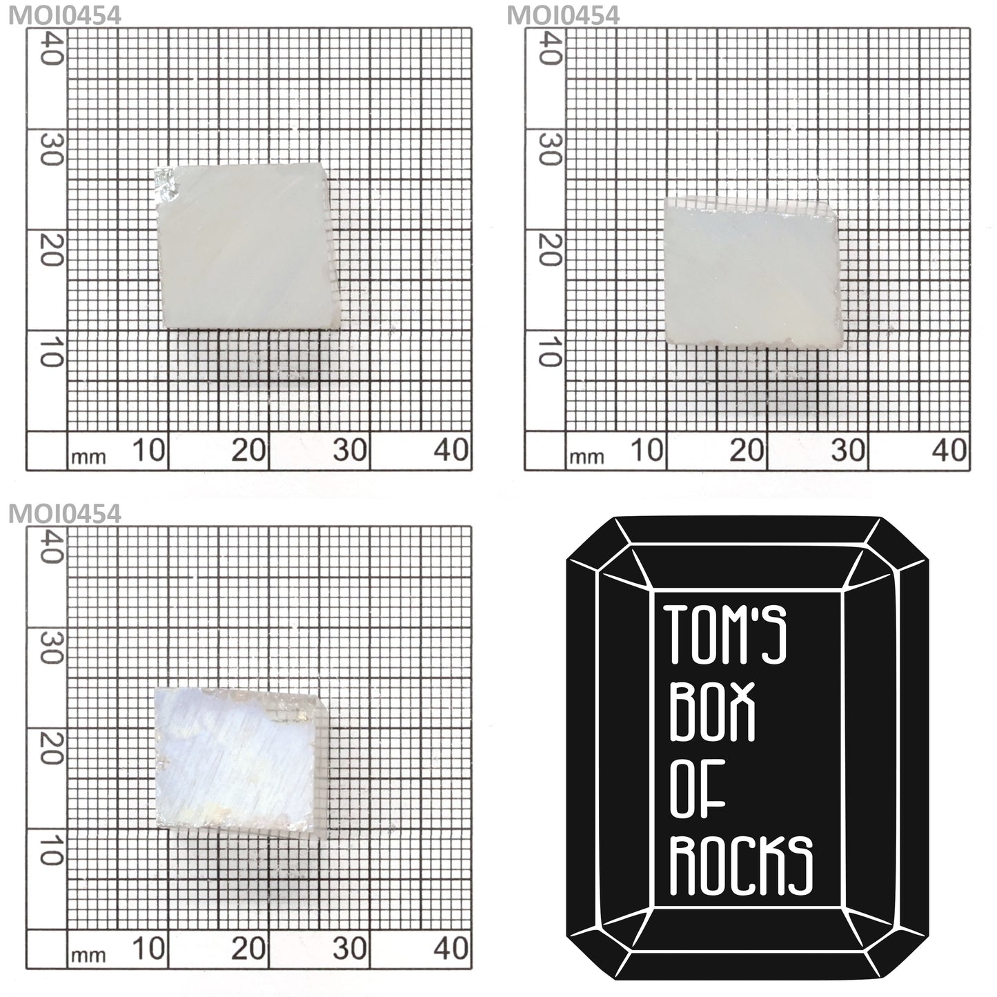 White DEF Color Moissanite - Grade A - Faceting Rough