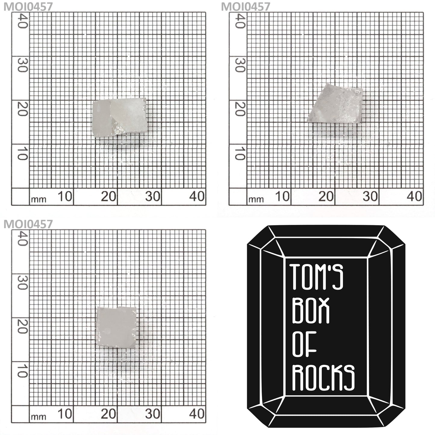 White DEF Color Moissanite - Grade A - Faceting Rough