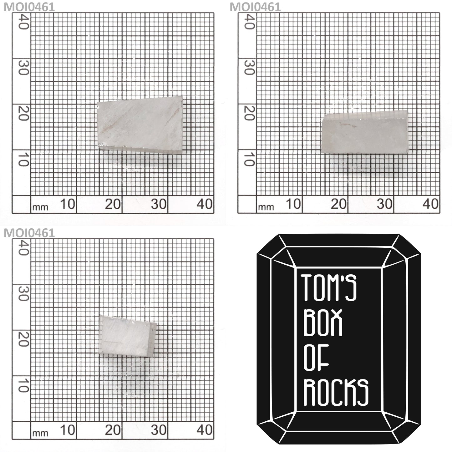 White DEF Color Moissanite - Grade A - Faceting Rough