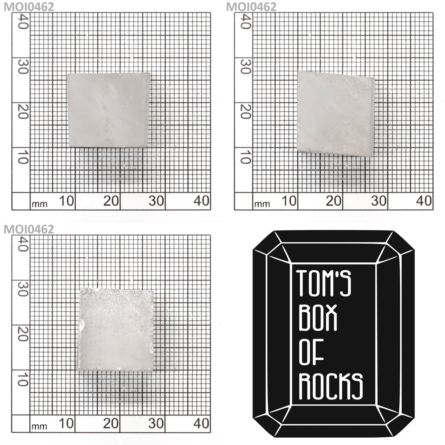 White DEF Color Moissanite - Grade A - Faceting Rough
