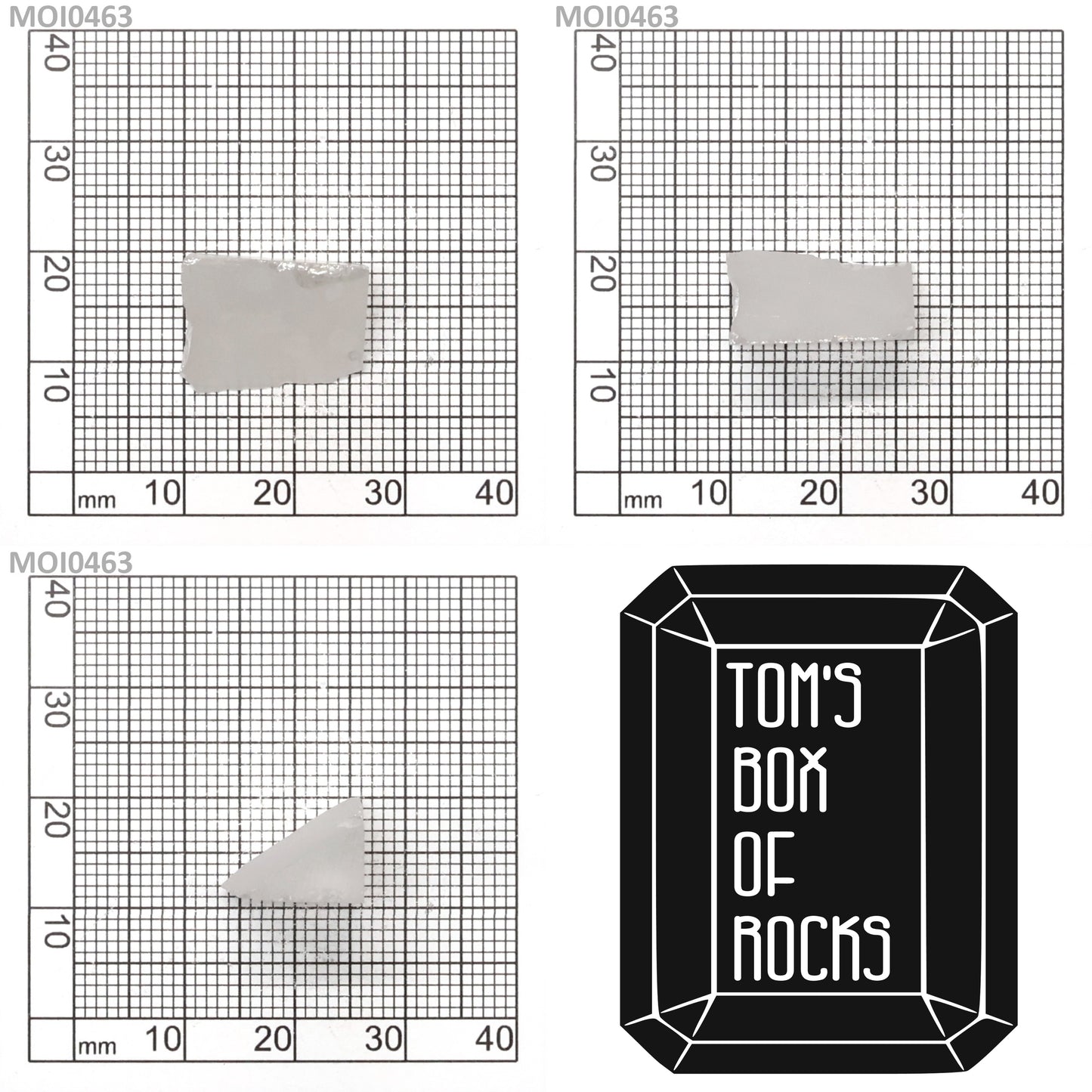 White DEF Color Moissanite - Grade A - Faceting Rough