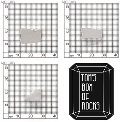 White DEF Color Moissanite - Grade A - Faceting Rough