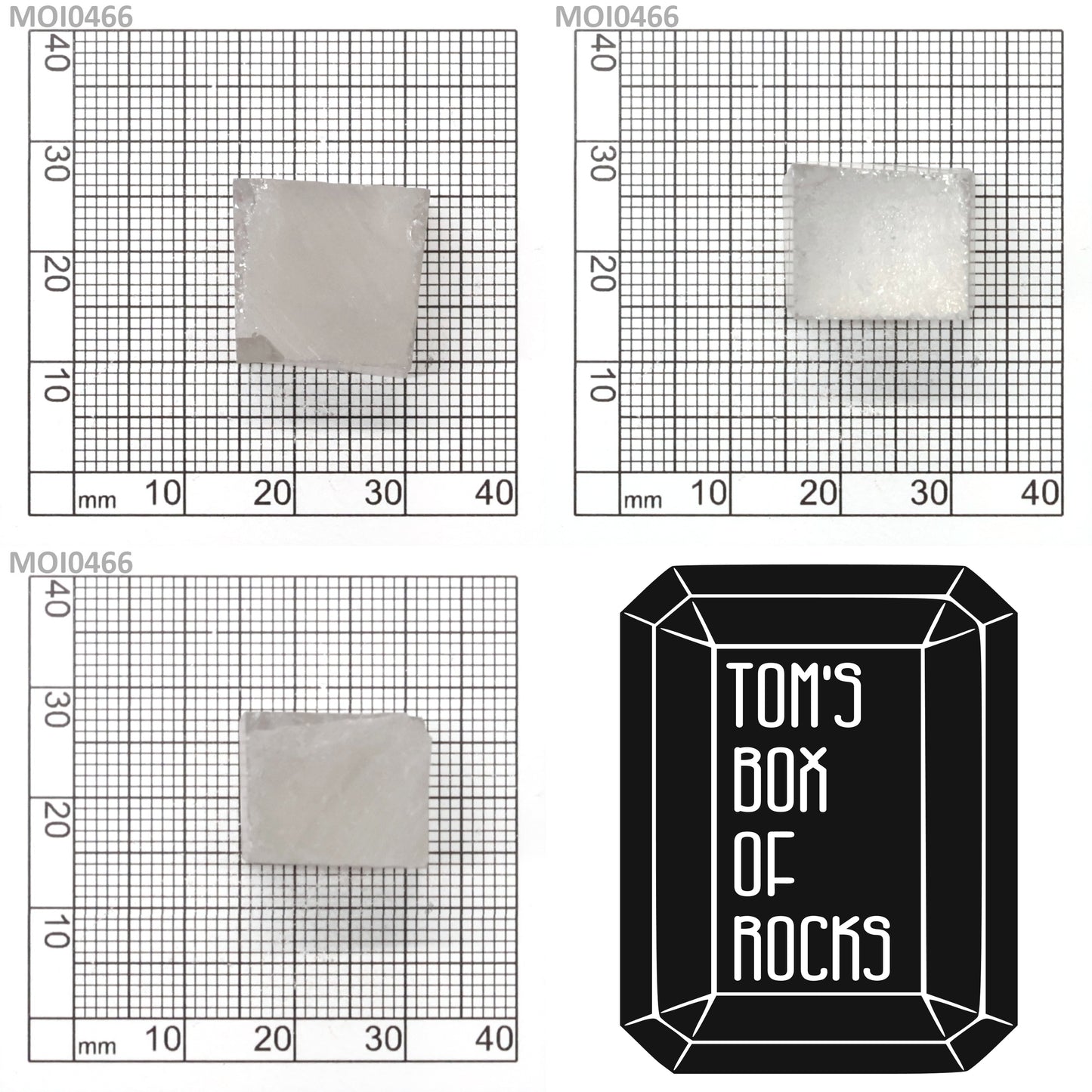 White DEF Color Moissanite - Grade A - Faceting Rough