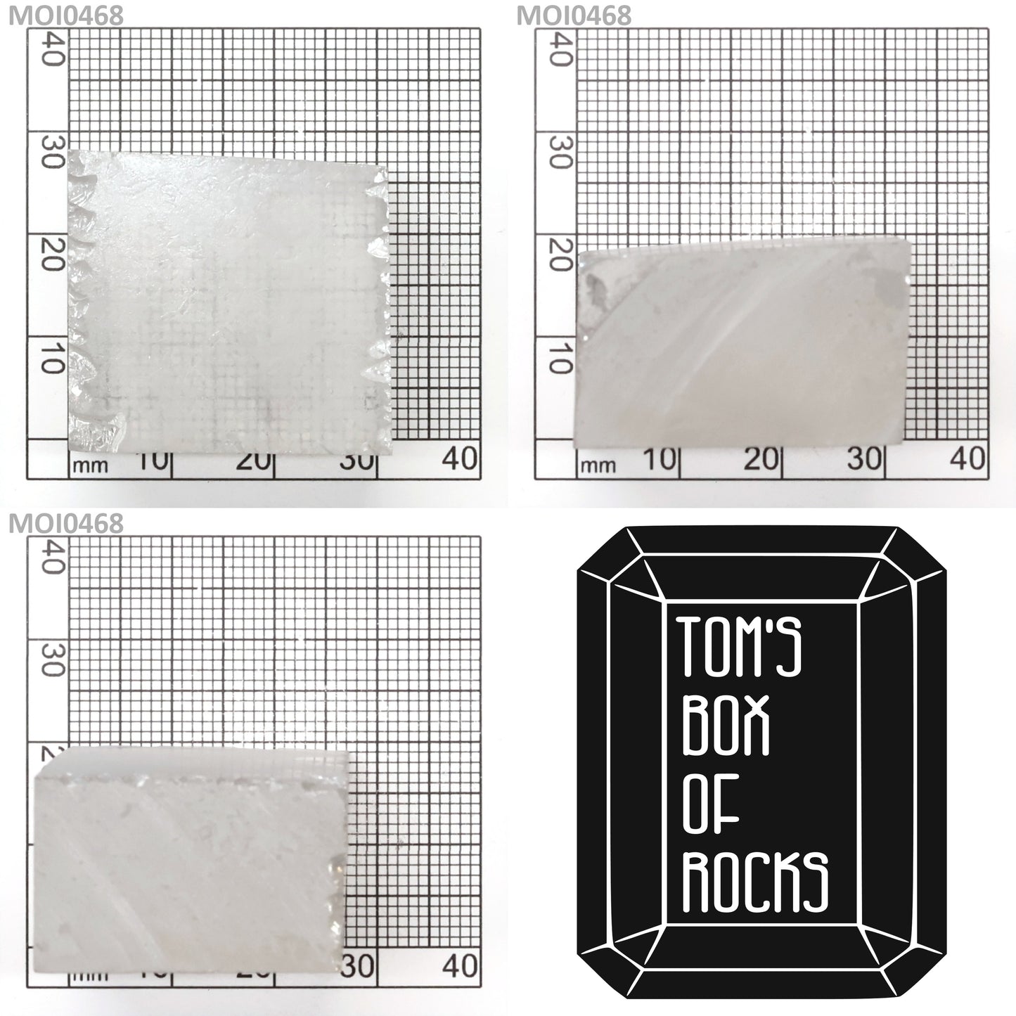 White DEF Color Moissanite - Grade A - Faceting Rough