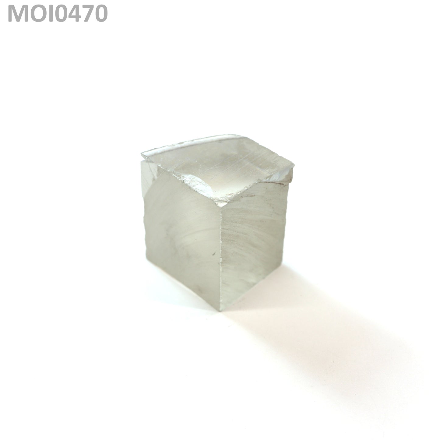 White DEF Color Moissanite - Grade A - Faceting Rough