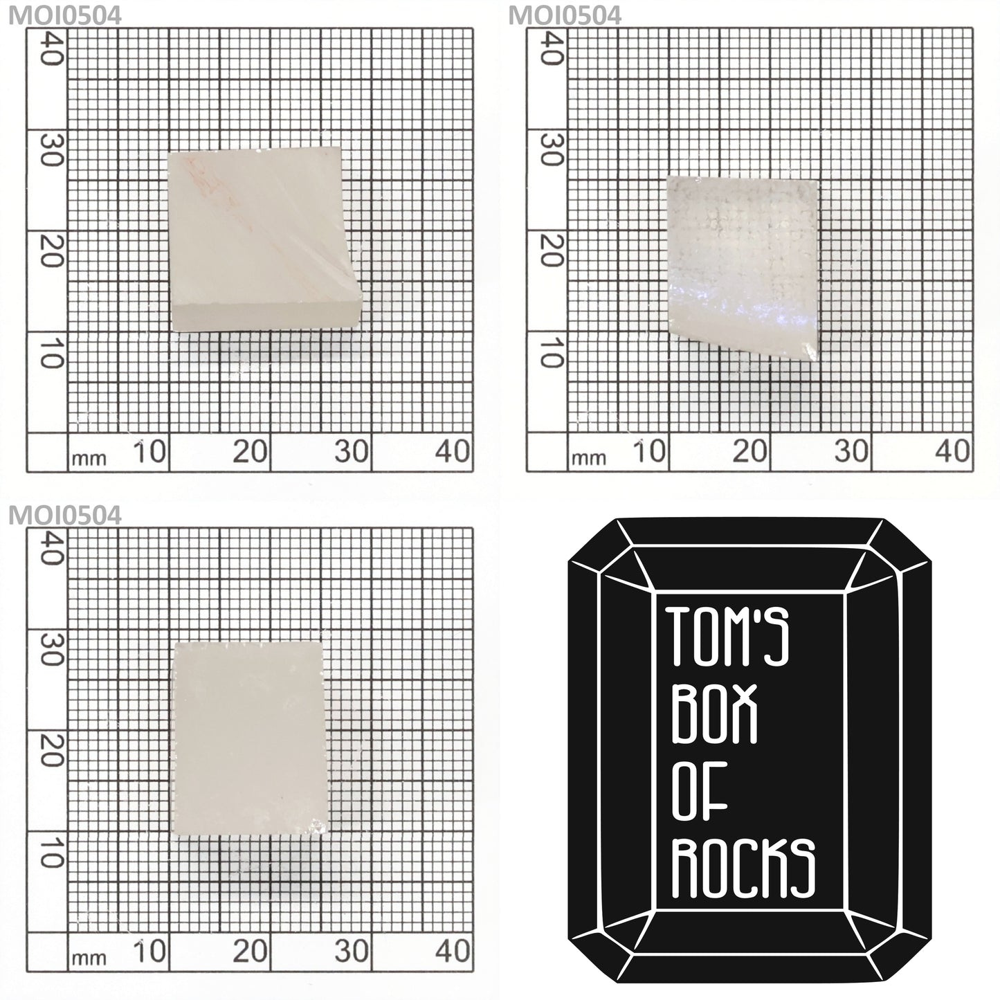 White DEF Moissanite