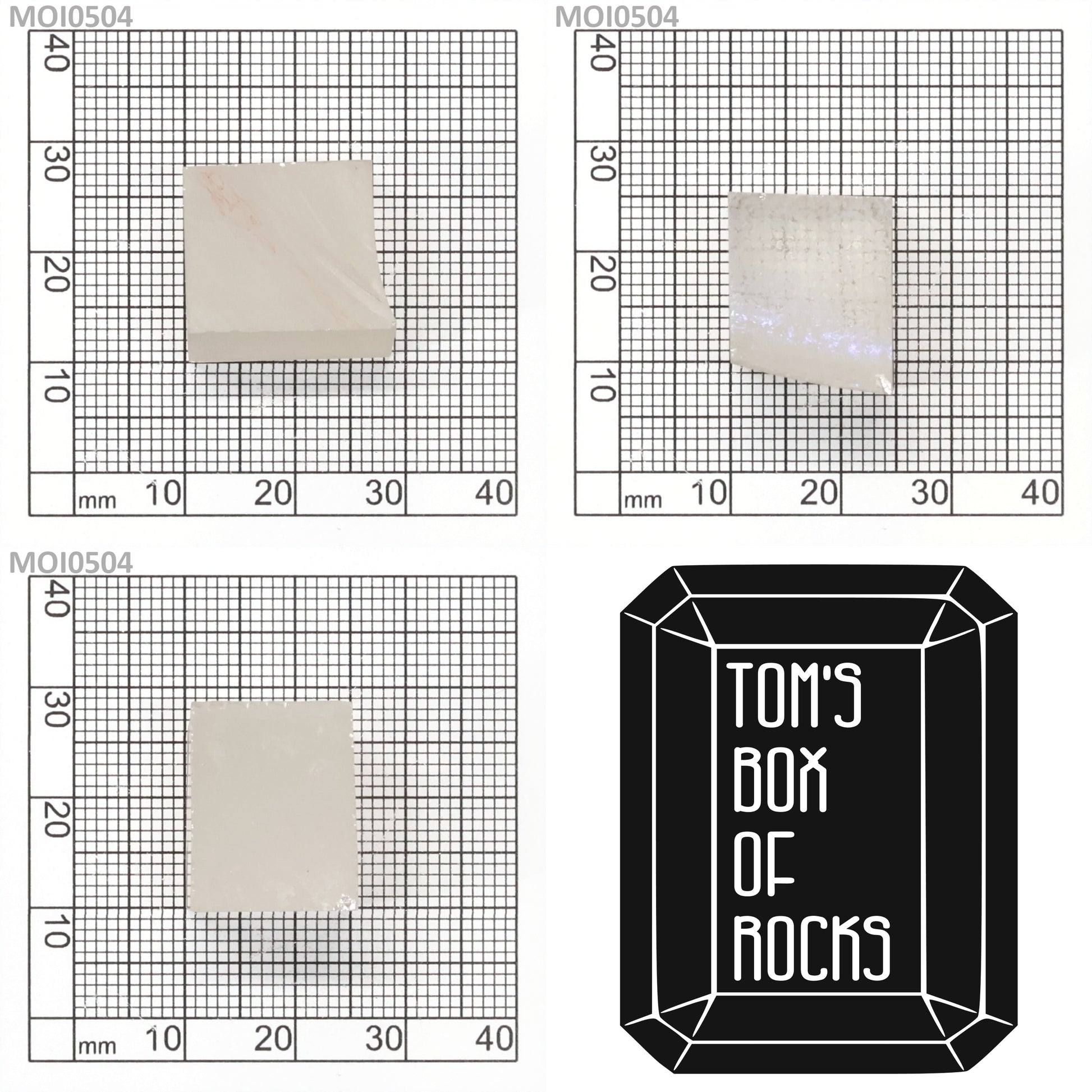 White DEF Moissanite