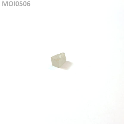 White DEF Moissanite