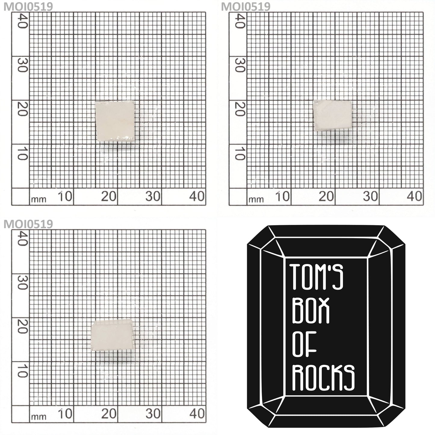 White DEF Moissanite