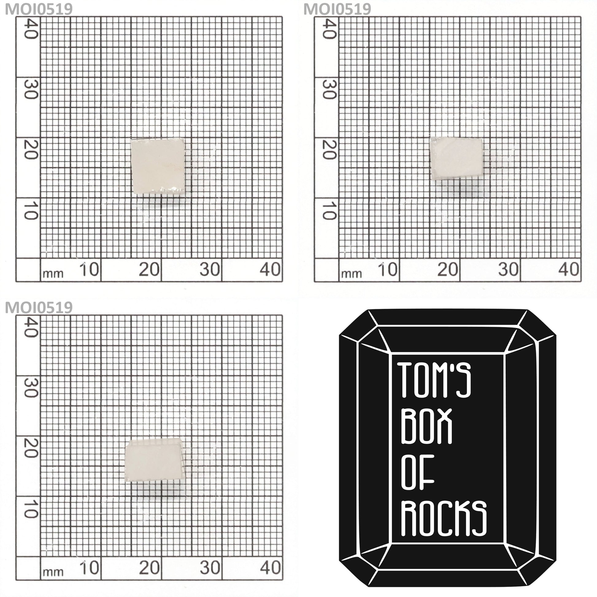 White DEF Moissanite