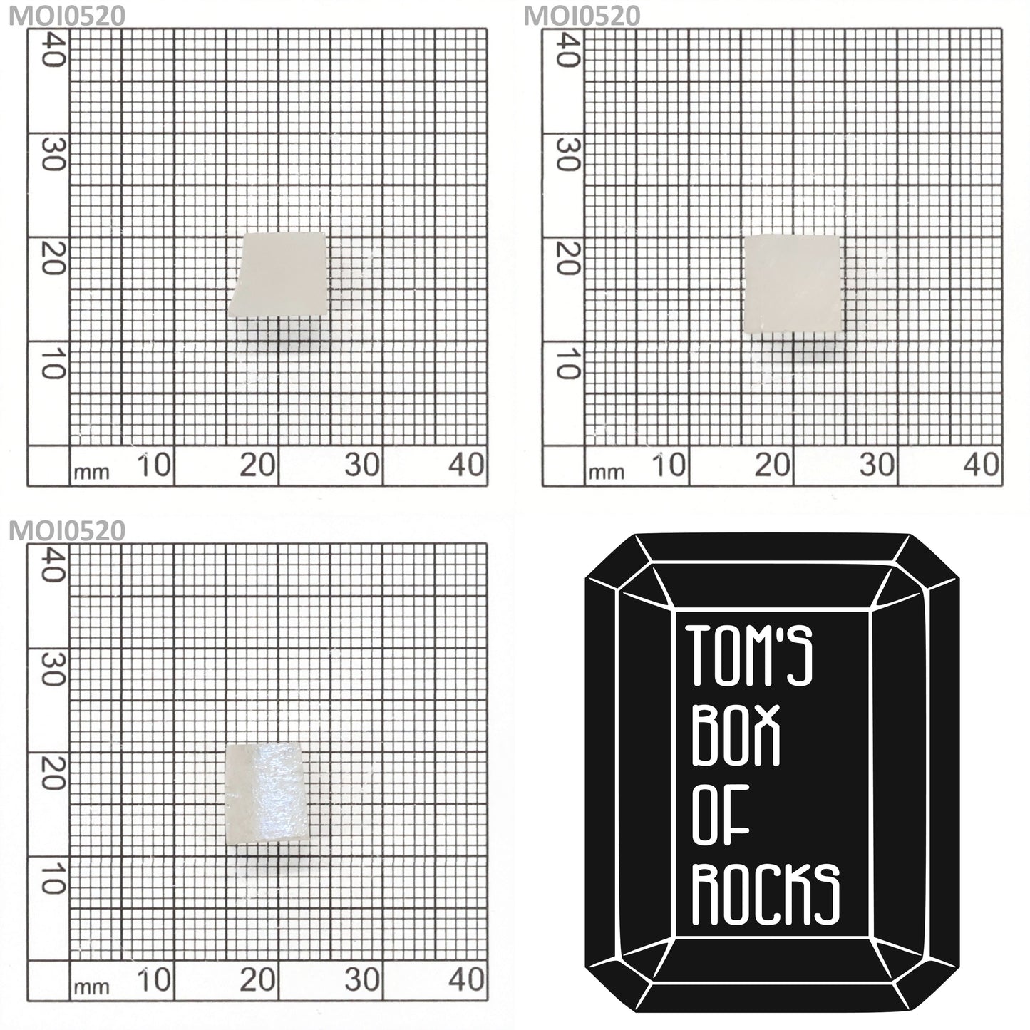 White DEF Moissanite
