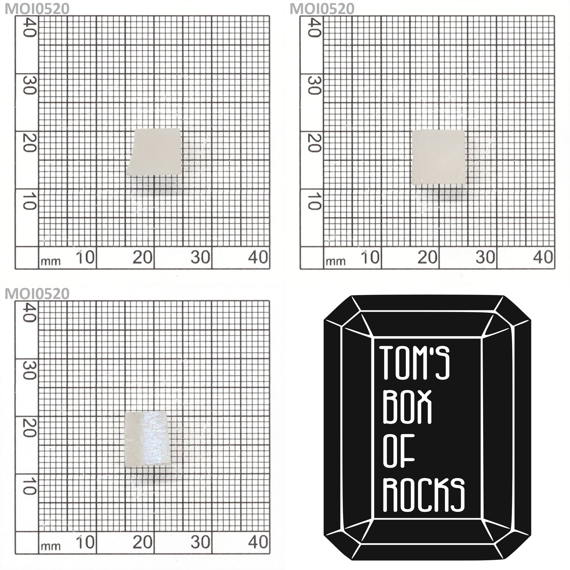 White DEF Moissanite