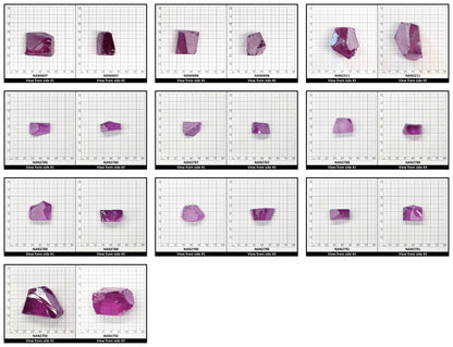 Nanosital Simulated Color Changing Lab Created Faceting Rough for Gem Cutting - #115 - Various Sizes