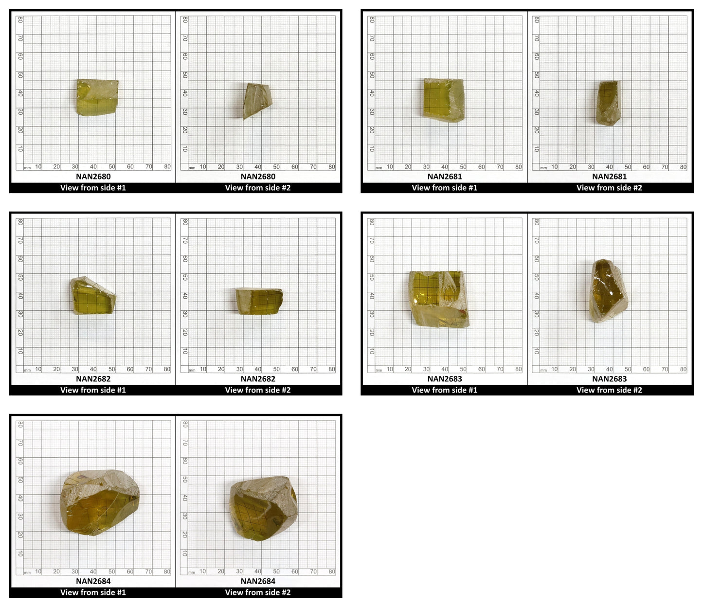 Nanosital Simulated Color Changing Lab Created Faceting Rough for Gem Cutting - #139 - Various Sizes