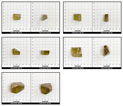 Nanosital Simulated Color Changing Lab Created Faceting Rough for Gem Cutting - #139 - Various Sizes