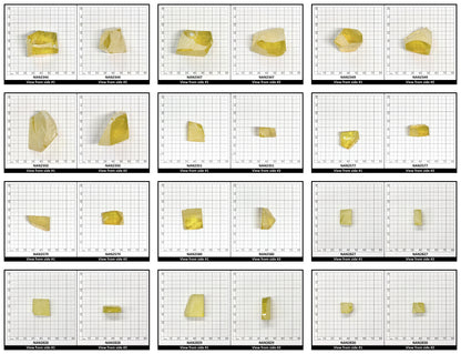 Nanosital Simulated Color Changing Lab Created Faceting Rough for Gem Cutting - #204 - Various Sizes