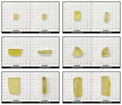 Nanosital Simulated Color Changing Lab Created Faceting Rough for Gem Cutting - #204 - Various Sizes