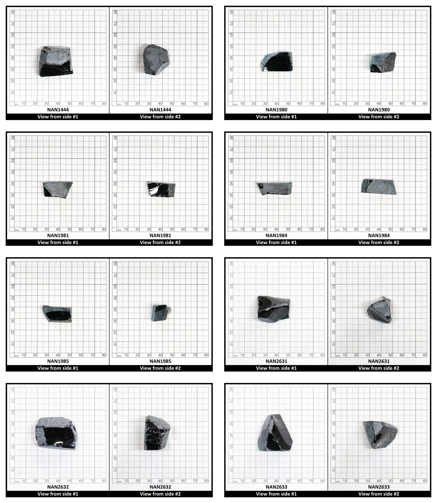 Nanosital Simulated Dark Green Tourmaline Lab Created Faceting Rough for Gem Cutting - #21 - Various Sizes