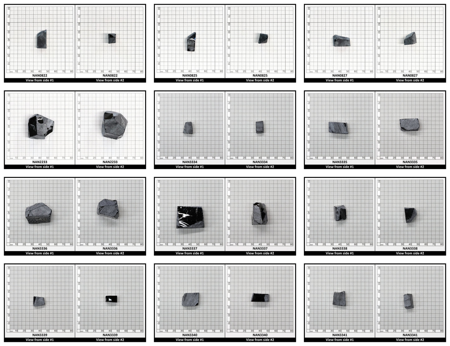 Nanosital Simulated Dark London Blue Topaz Lab Created Faceting Rough for Gem Cutting - #48 - Various Sizes
