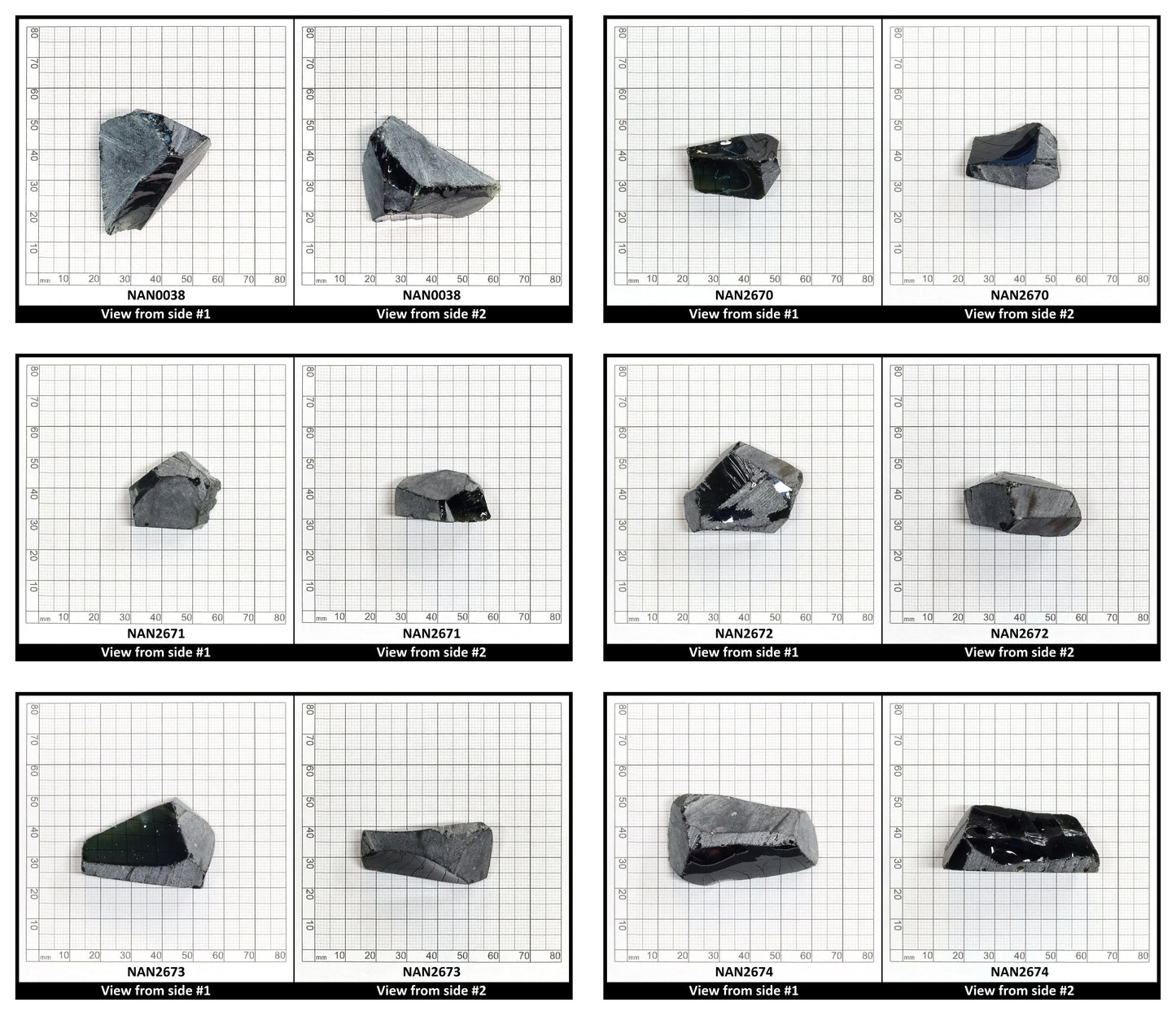 Nanosital Simulated Color Changing Lab Created Faceting Rough for Gem Cutting - #A-2869 - Various Sizes