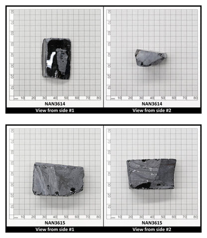 Nanosital Simulated Ocean Steel Lab Created Faceting Rough for Gem Cutting - #A-4016 - Various Sizes