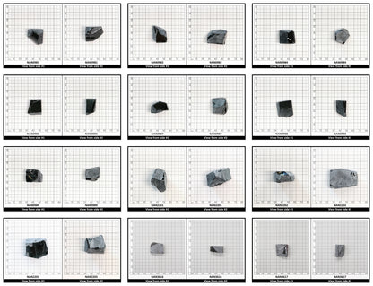 Nanosital Simulated Carbon Lab Created Faceting Rough for Gem Cutting - #A-4078 - Various Sizes