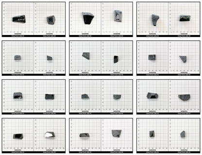 Nanosital Simulated Chrome Diopside Lab Created Faceting Rough for Gem Cutting - #A-450 - Various Sizes