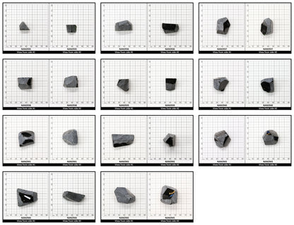 Nanosital Simulated Chrome Diopside Lab Created Faceting Rough for Gem Cutting - #A-450 - Various Sizes