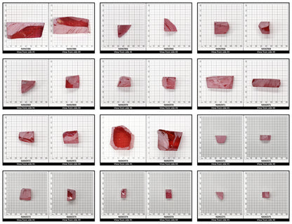 Nanosital Simulated Kunzite Lab Created Faceting Rough for Gem Cutting - #A-8483 - Various Sizes