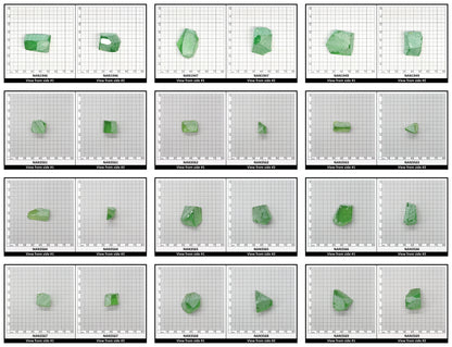 Nanosital Simulated Color Changing Lab Created Faceting Rough for Gem Cutting - #B-1719 - Various Sizes