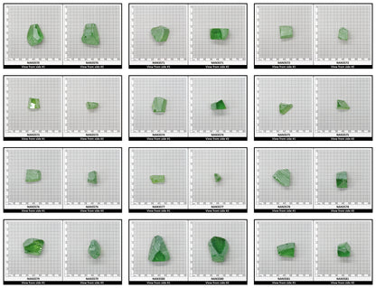 Nanosital Simulated Color Changing Lab Created Faceting Rough for Gem Cutting - #B-1719 - Various Sizes