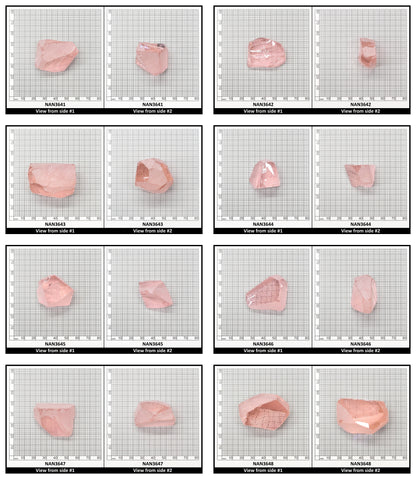 UV Reactive Nanosital #E-271  Lab Created Faceting Rough for Gem Cutting - Various Sizes