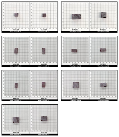 Nanosital Simulated Light Ruby (Included)  Lab Created Faceting Rough for Gem Cutting - #Z-249 - Various Sizes