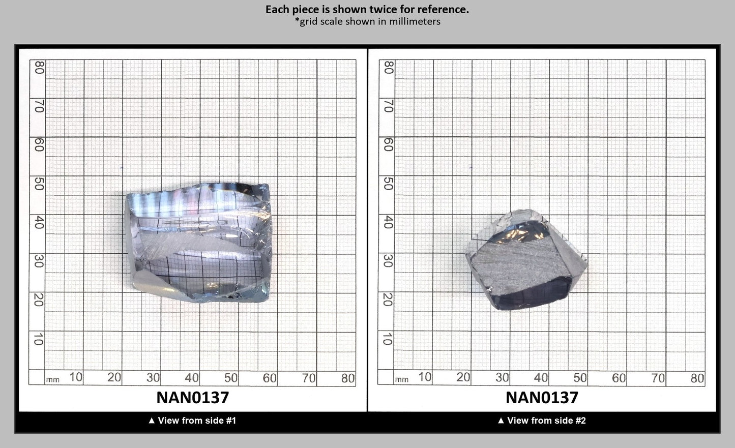 UV Reactive Nanosital #E-441 Lab Created Faceting Rough for Gem Cutting - Various Sizes : NAN0137