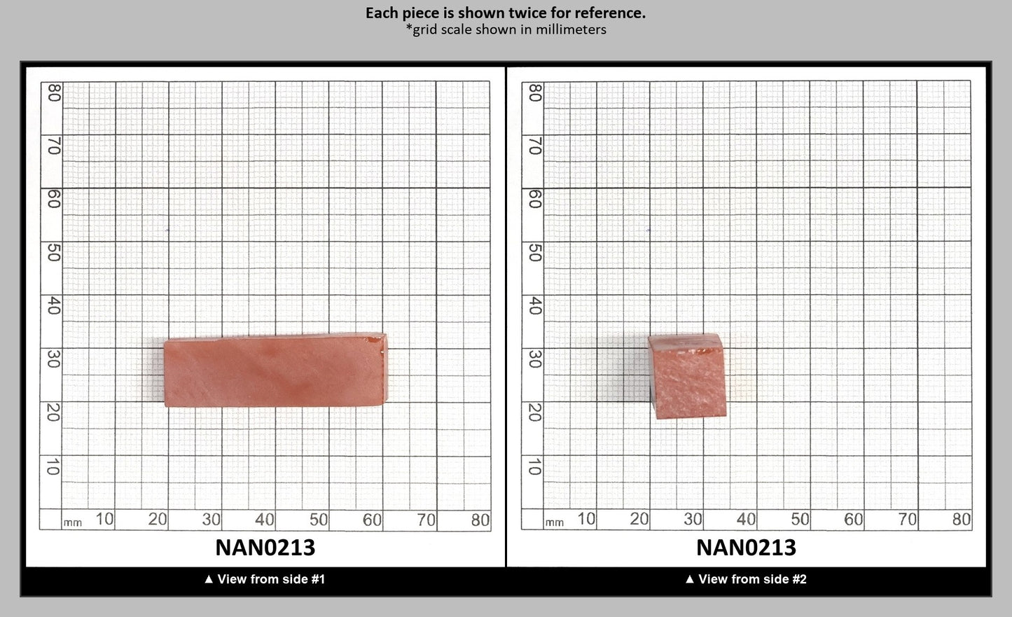 Nanosital Simulated Sweet Dreams Lab Created Faceting Rough for Gem Cutting - #600 - Various Sizes : NAN0213