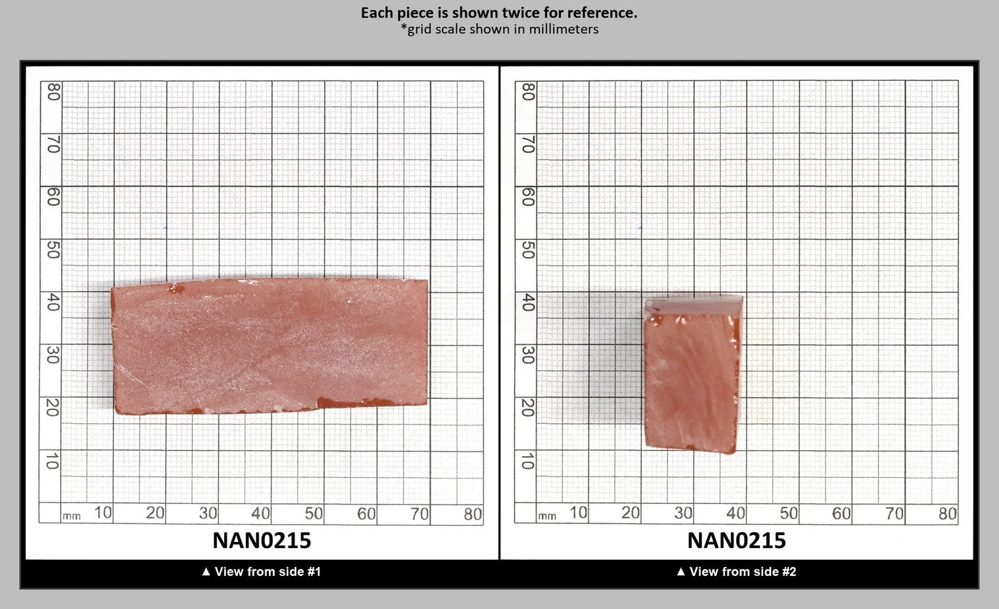 Nanosital Simulated Sweet Dreams Lab Created Faceting Rough for Gem Cutting - #600 - Various Sizes : NAN0215